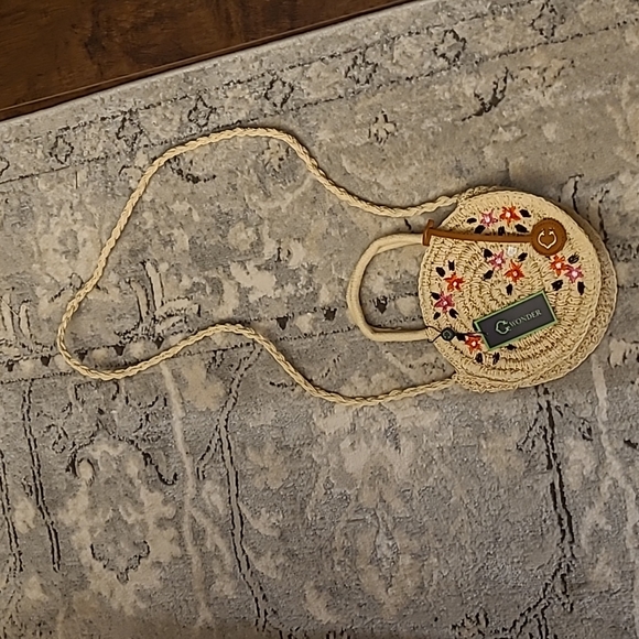 C. Wonder Handbags - New with tags C. WONDER straw crossbody